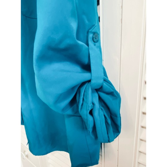 Covington Turquoise Blouse - Picture 4 of 6